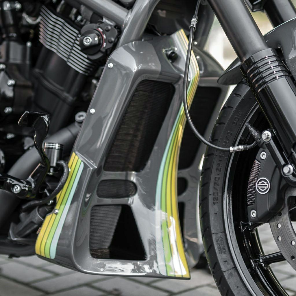 Killer Custom V-ROD インディ・ラジエターカバー |ハーレーパーツ専門 
