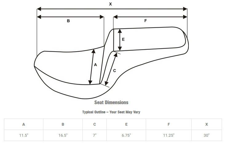 SaddleMen SDC パフォーマンス グリップシート ゲル入り ツーリング-02