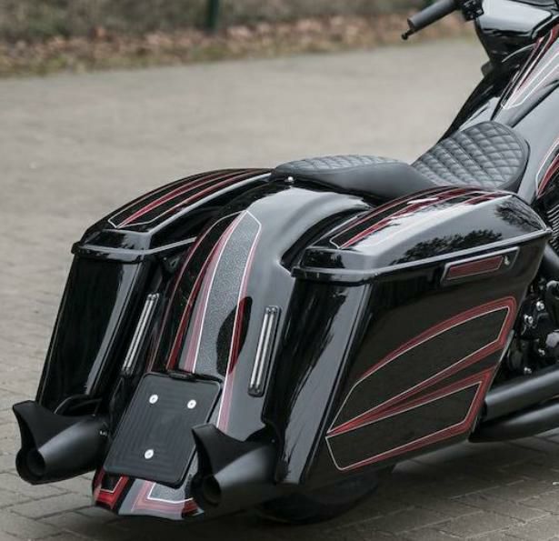 Killer Custom バガーツーリング・5インチエクステンドサドルバッグ 