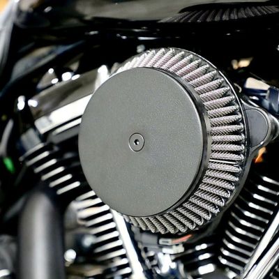 LA Choppers　プレーンカバー エアクリーナー ブラック　ツインカム