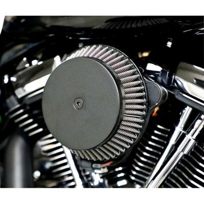 LA Choppers　プレーンカバー エアクリーナー ブラック　M8