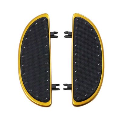 CycleSmiths フットボード バナナボード ショート リベット ゴールド
