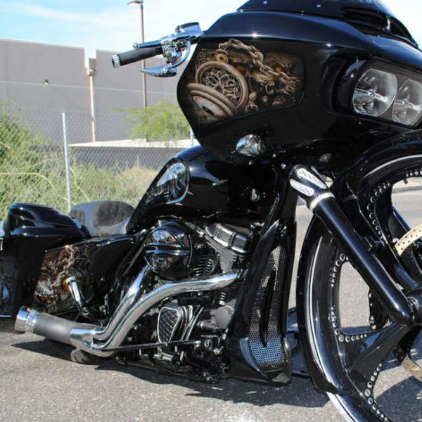 Dirty Bird パフォーマパンス・フルエキゾースト クローム ダイアモンドチップ-04