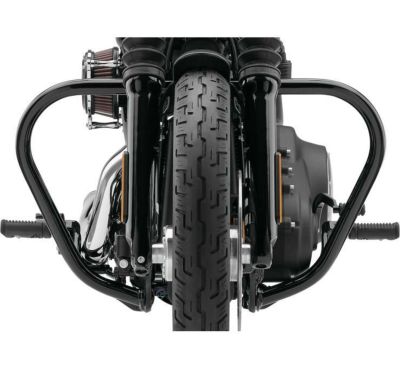 Cobra スポーツスター用エンジンガード フリーウェイバー ブラック