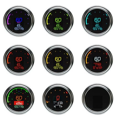 DAKOTA DIGITAL　MLX-3000シリーズ ゲージ　デジタルメーター クローム-04