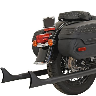 サムソン フィッシュテール スリップオンマフラー 42インチ クローム 