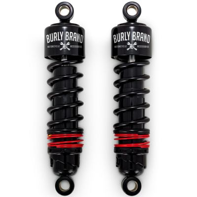Burly スラマープラス・ローダウン リアサスペンション ブラック スポーツスター用