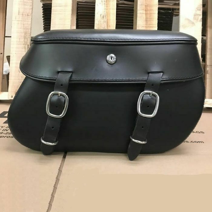Leather Pros EZ-Mount クラシックシリーズ サドルバッグ プレーン FXBR-01