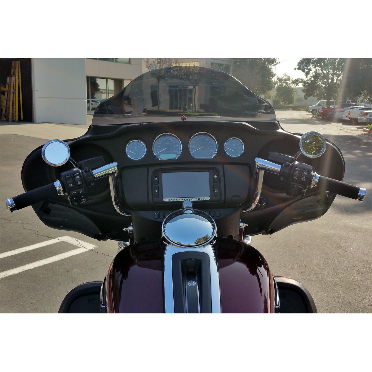 カルリーニデザイン メナース・エイプハンドルバー 1.25インチ 8インチ クローム-01