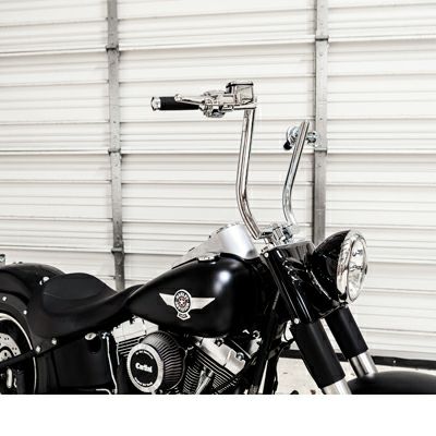 カルリーニデザイン パンティードロッパー・エイプハンドルバー 14インチトール クローム