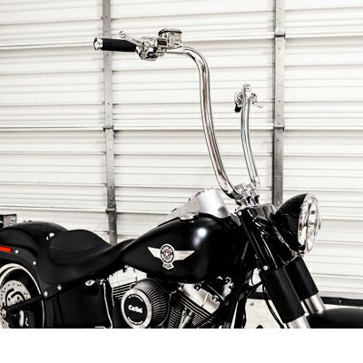 カルリーニデザイン ギャングスター・エイプハンドルバー 1.5インチ クローム