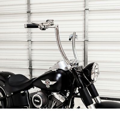 カルリーニデザイン メナース・エイプハンドルバー 1.5インチ DFS クローム