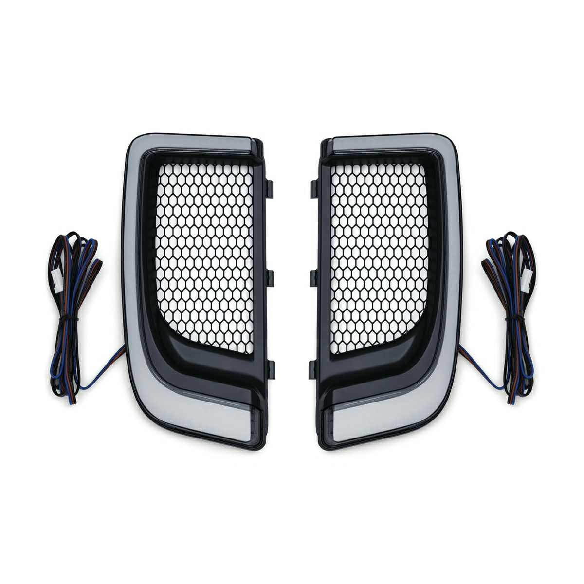 クリアキン トレーサー LED フェアリング ロワーグリル サテンブラック-01