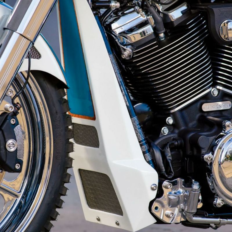 エピックモト トリプルX チンスポイラー ミッドコントロール用 ブラック-01