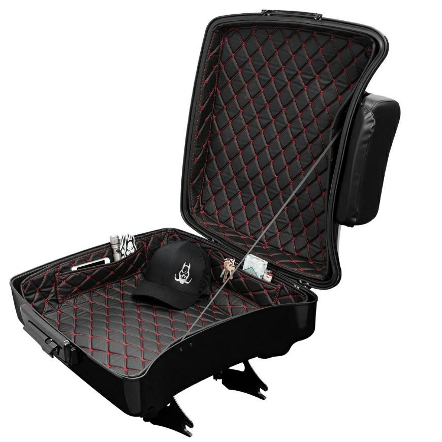 HOGWORKZ チョップドツアーパック用ライナー ブラック/レッドステッチ-01