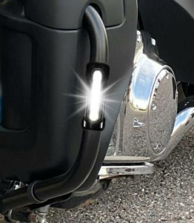 ホグワークス エンジンガード用LEDライト ブラック