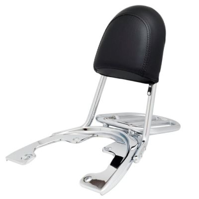 HOGWORKZ Vロッド シーシーバーバックレスト/ラゲッジラック クローム