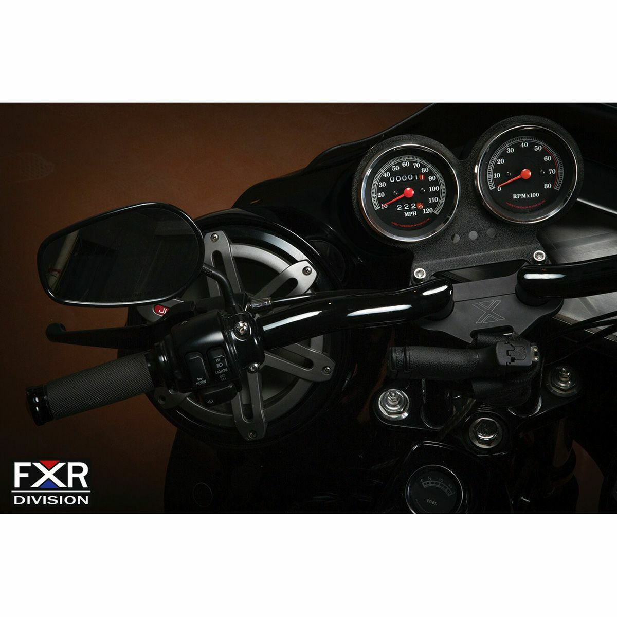 FXRディビジョン ガンクリップ・ゲージマウント ブルー-04