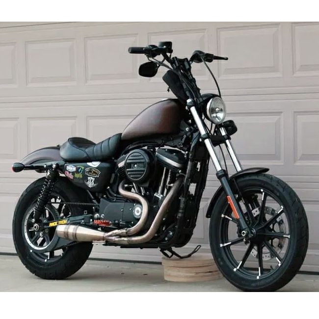 サヴィツキ ショーティー2IN1・フルエキゾーストマフラー ステンレスブラシ仕上げ-05