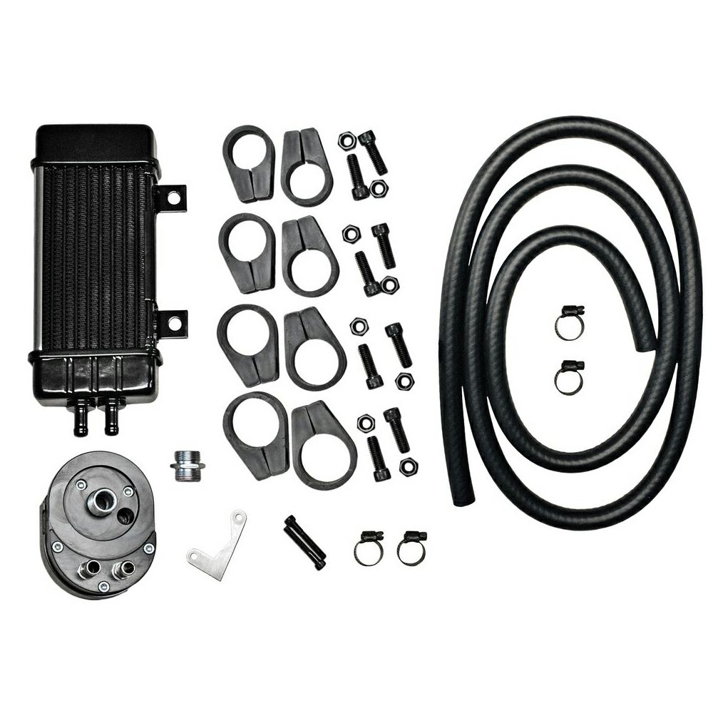 JAGG ワイドライン 10列 オイルクーラー クローム-05