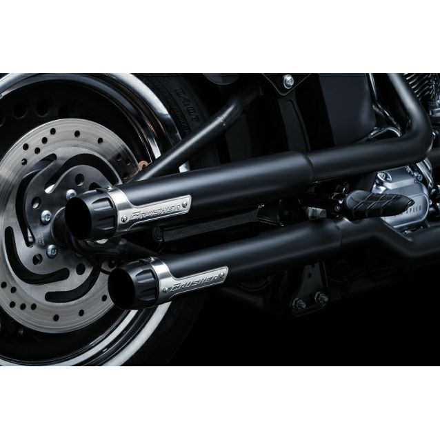 KURYAKYN クラッシャー マーヴェリック スリップオンマフラー ブラック-01