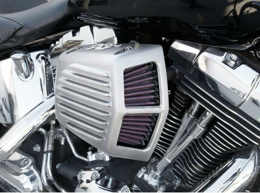 K&N ストリートメタル エアインテークシステム クローム-03