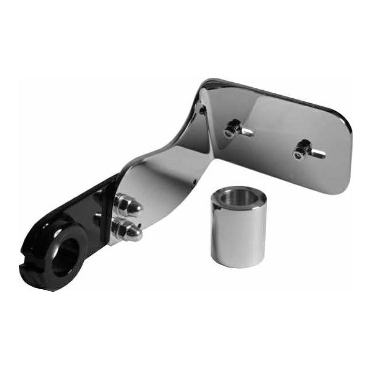 Thunderbike サイドマウント・ライセンスプレートブラケット ミディアム ポリッシュ-01