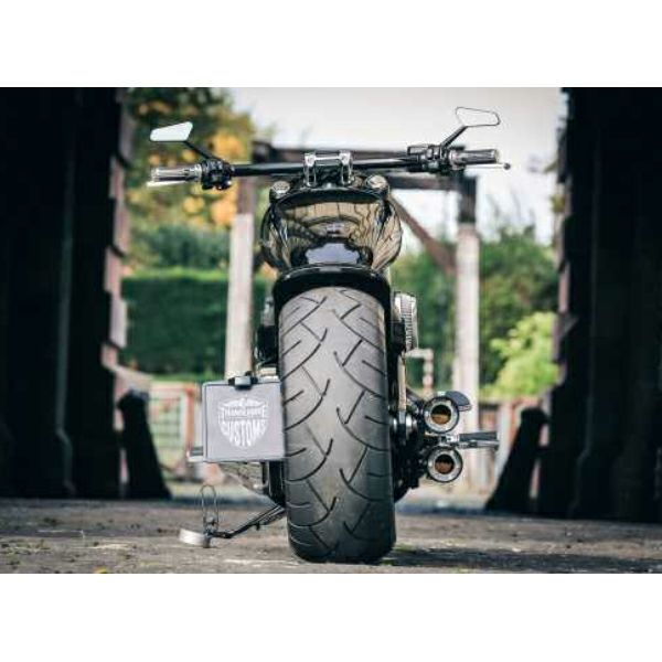 Thunderbike サイドマウント・ライセンスプレートブラケット ミディアム ポリッシュ-02