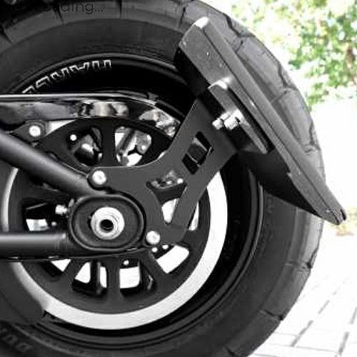 Thunderbike サイドマウント・ライセンスプレートブラケット ミディアム マットブラック-01