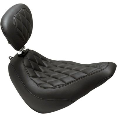Mustang  ワイドトリッパー バックレスト付きソロシート ダイアモンドステッチ　FLSL