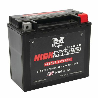 TwinPower ハーレー用AGMバッテリー ダイナ、ソフテイル、1997～2003 スポーツスター、V-ROD
