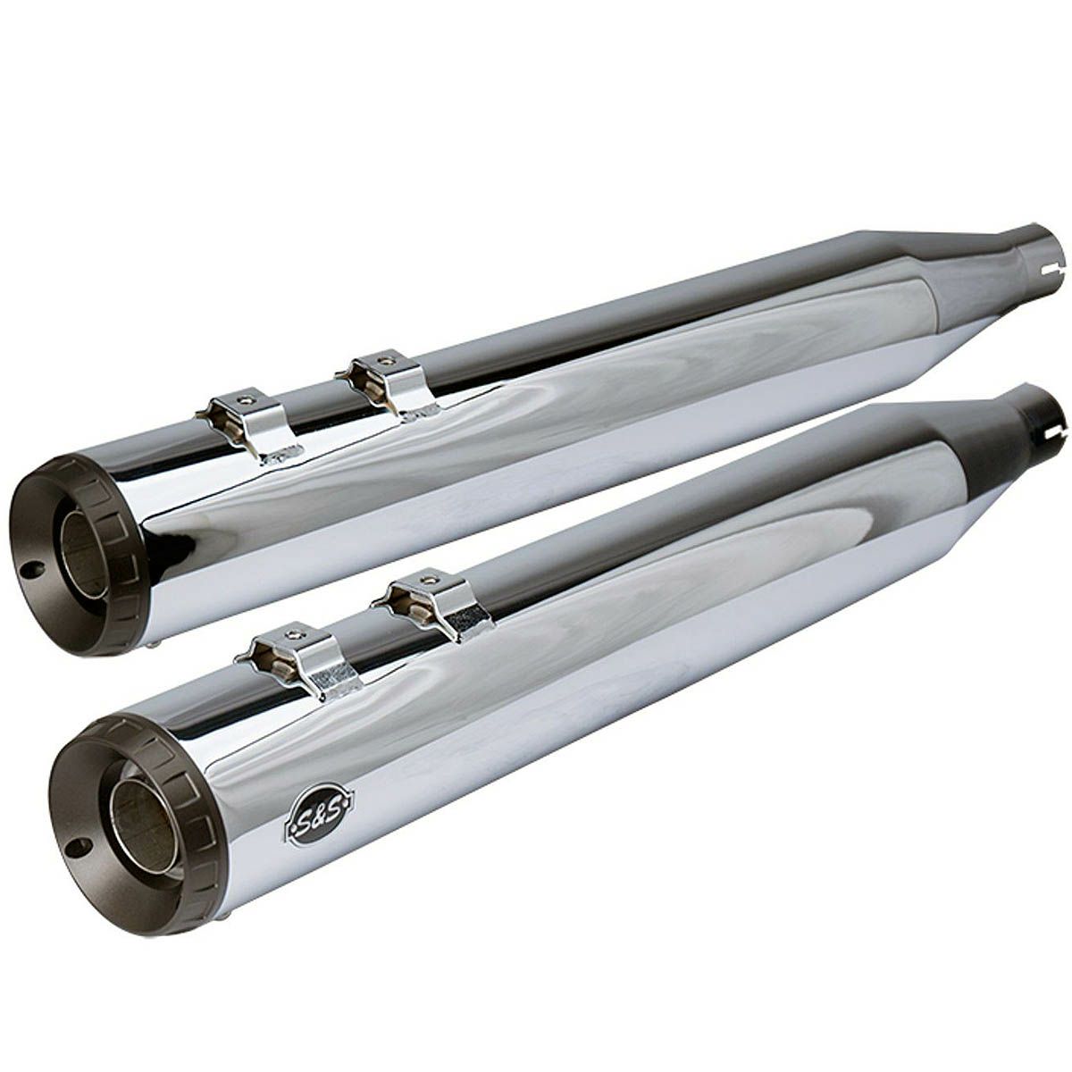 S&S グランドナショナル スリップオンマフラー　クローム　1995～2016 ツーリング-02