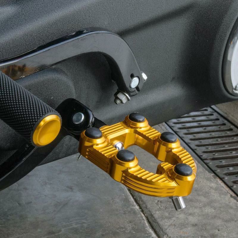 アレンネス MXフットペグ ゴールド-04