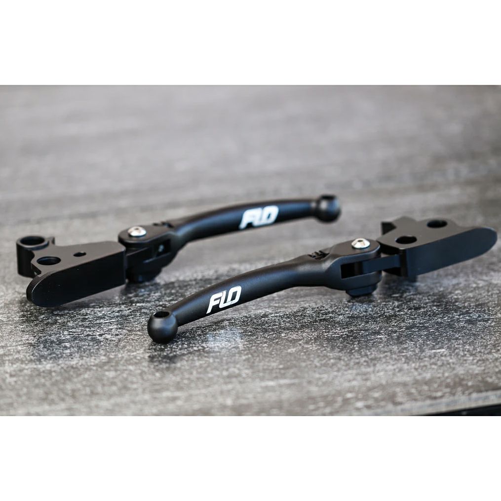 MXスタイル アジャスタブル レバーセット ブラック FLO MOTORSPORTS 