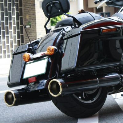 1995～2016 ツーリング ステンレス 4.5インチ スリップオン