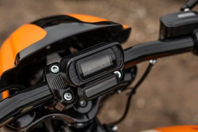 BILTWELL ダッシュパネル マウントゲージ ブラック |ハーレー