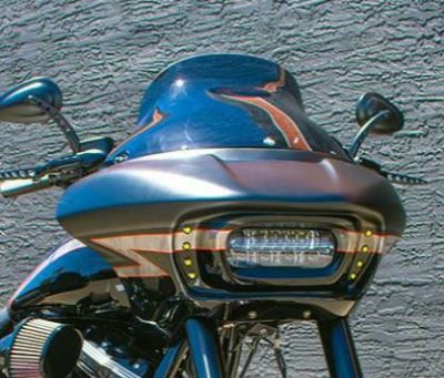 Paul Yaffe シャークネードフェアリング用ウィンドシールド 11.5インチ ダークスモーク