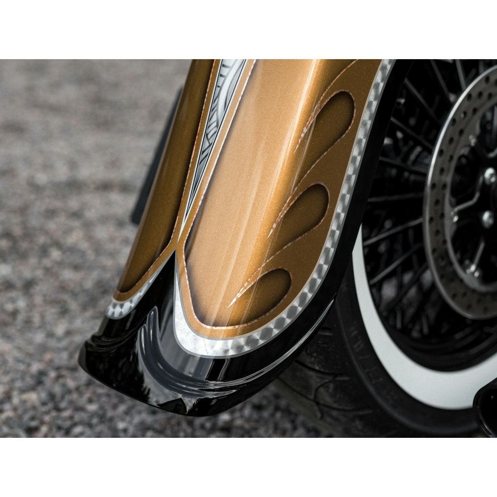 Killer Custom 4インチ・ストレッチリアフェンダー M8ソフテイル-10