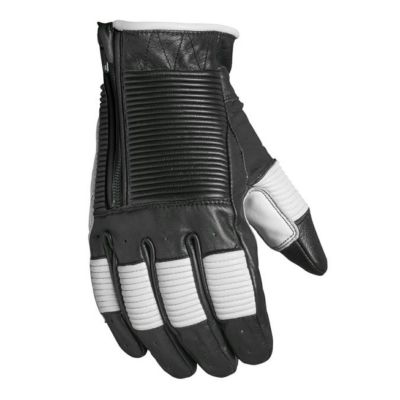 【SALE】Roland Sands Design BRONZOグローブ ブラック/ホワイト Sサイズ