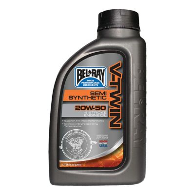 BEL-RAY V-ツイン用 部分合成エンジンオイル 1Lボトル