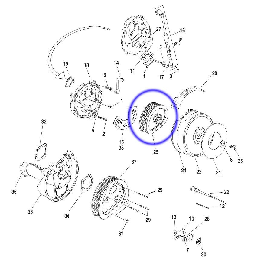Drag Specialties ノーマル互換エアフィルター-02