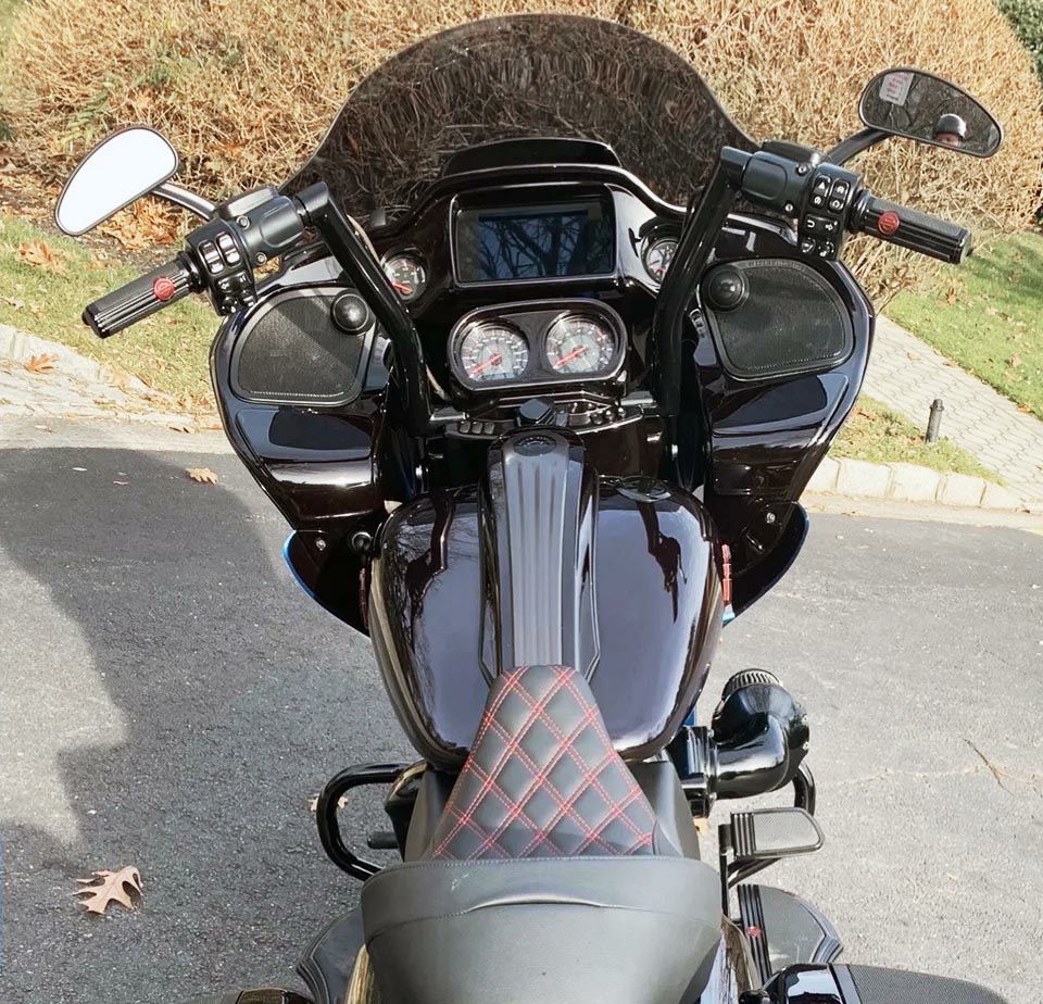 Siouxside Choppers ロードグライドハンドルバー 14インチ グロスブラック-01