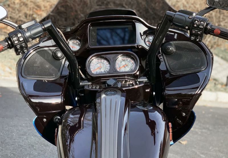 Siouxside Choppers ロードグライドハンドルバー 14インチ グロスブラック |ハーレーパーツ専門店 HDパーツ