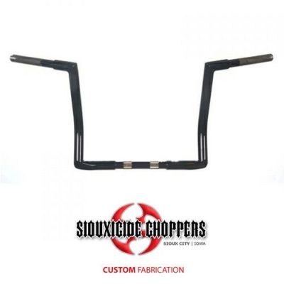 Siouxside Choppers ストリートグライドハンドルバー 14インチ グロスブラック
