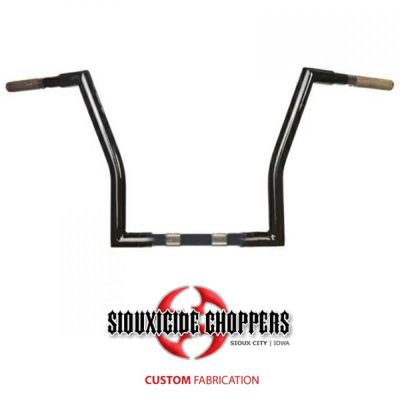 Siouxside Choppers ロードキングハンドルバー 10インチ グロスブラック