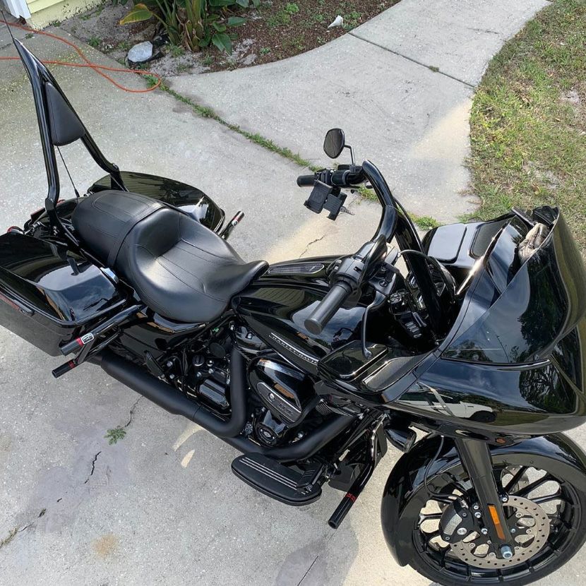 Siouxside Choppers デタッチャブルバックレスト 22インチ (1.25径) ブラック-05