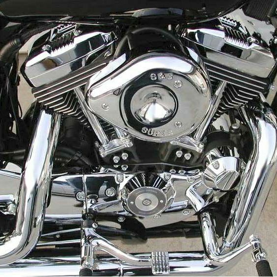 S&S ティアドロップエアクリーナー クローム　スポーツスター 1