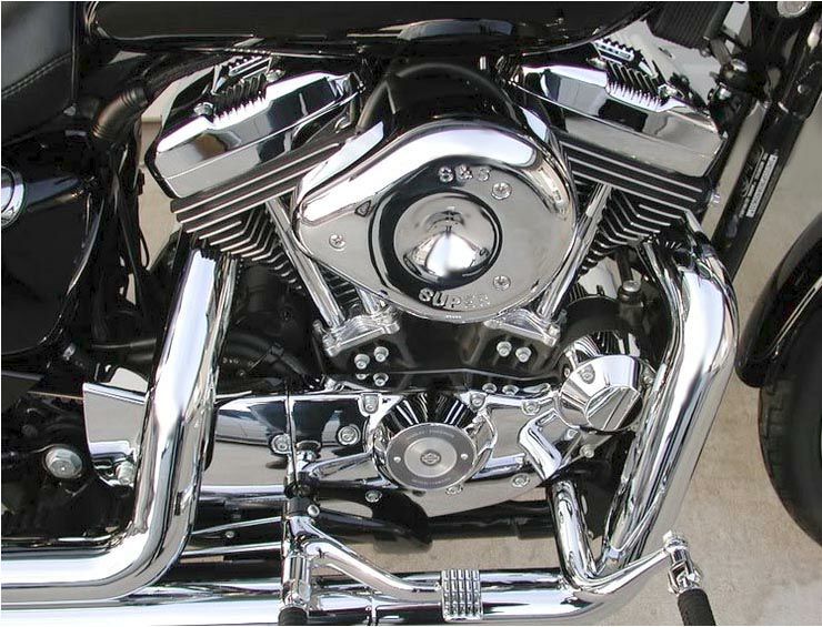 S&S ティアドロップエアクリーナー クローム　スポーツスター 3