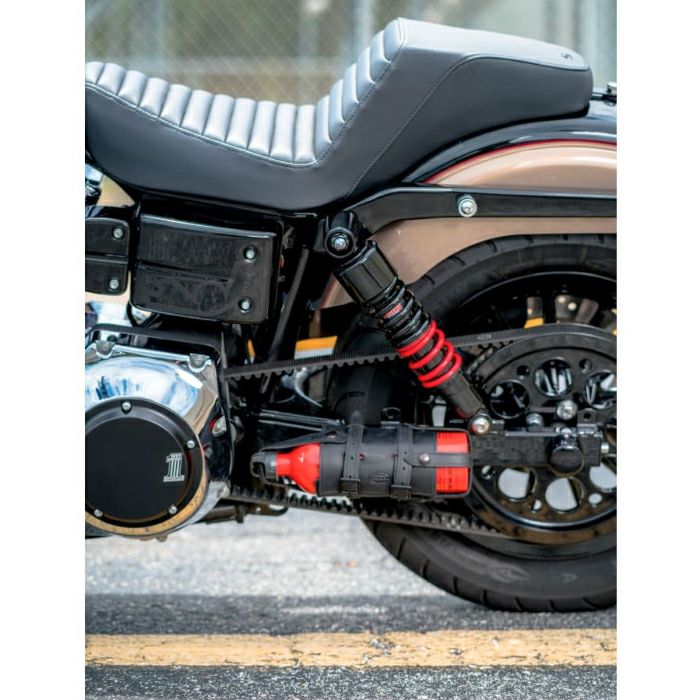 Nash Motorcycle レザー ボトルホルダー ブラウン-04