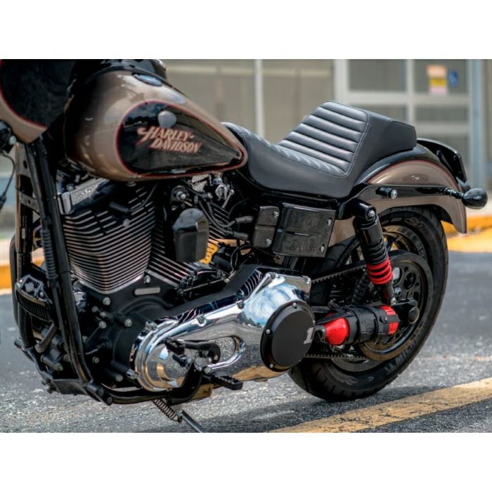 Nash Motorcycle レザー ボトルホルダー ブラウン-05